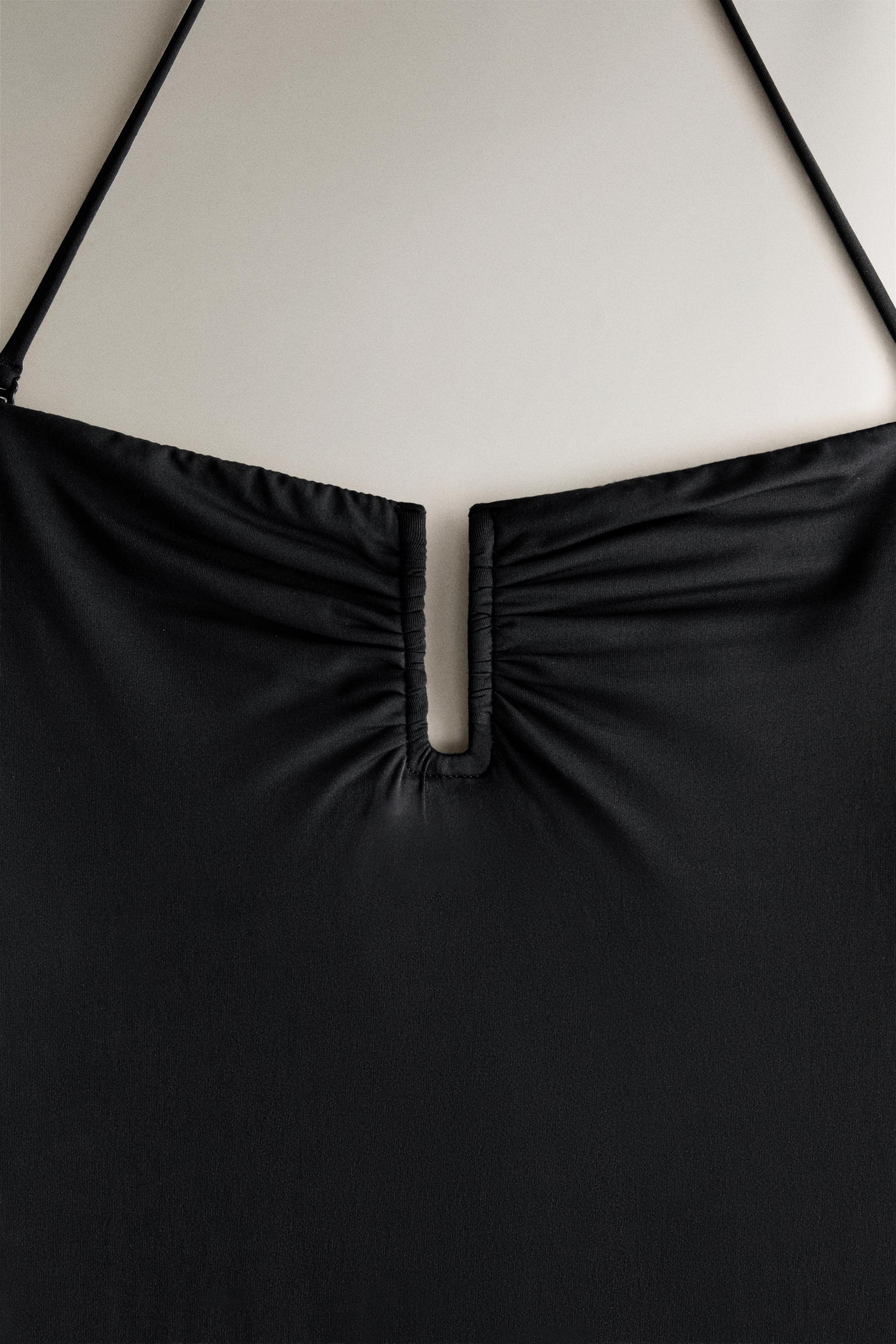 MAILLOT DE BAIN PLAGE DÉCOLLETÉ FRONCÉ